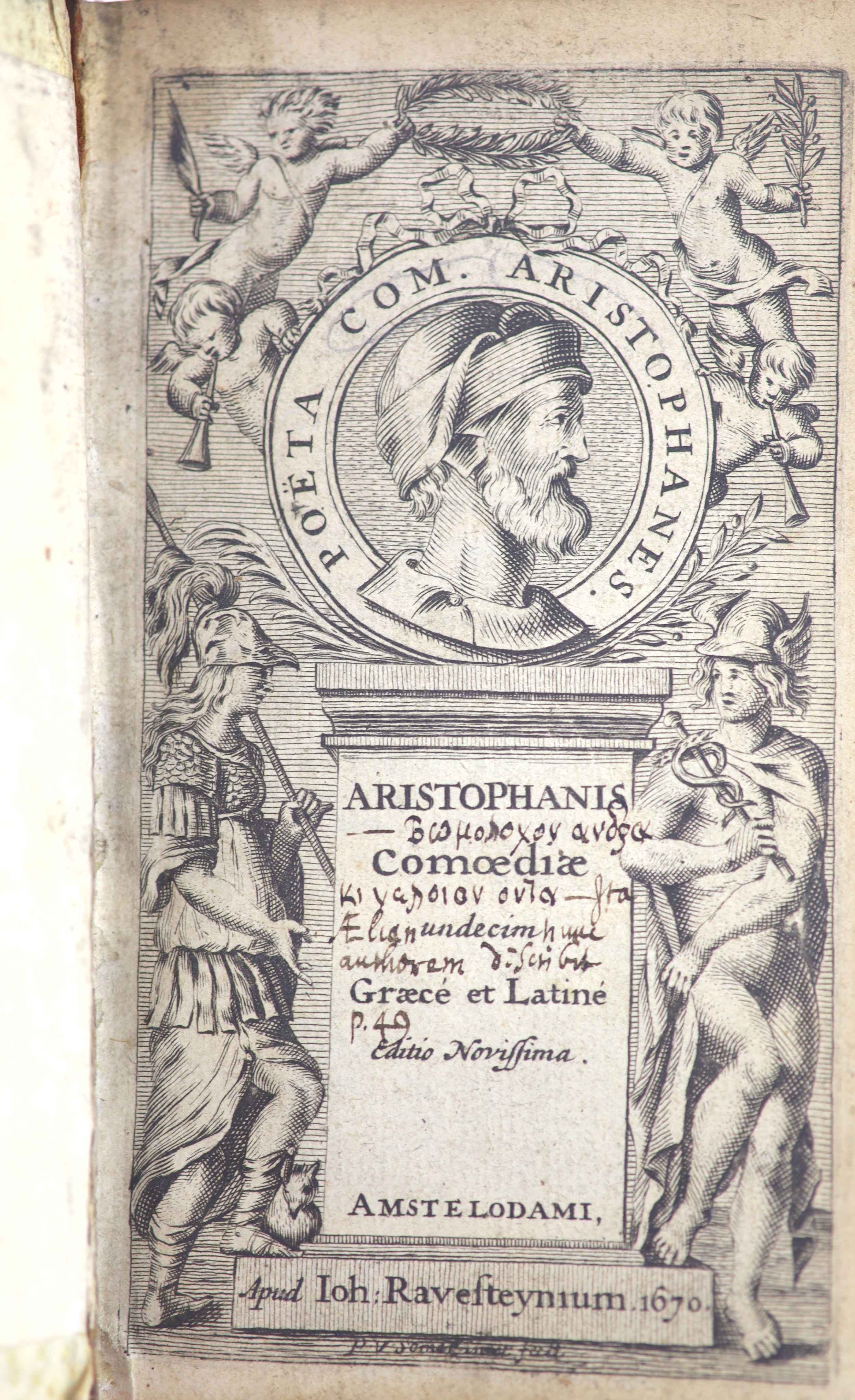 Aristophanis - Aristopanis Comoediae. Undecum Graece et Latine. Editio Novissima, 2 parts in 1,